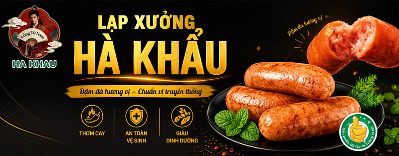 Lạp xưởng Hà Khẩu thịt heo tươi chất lượng cao giá rẻ