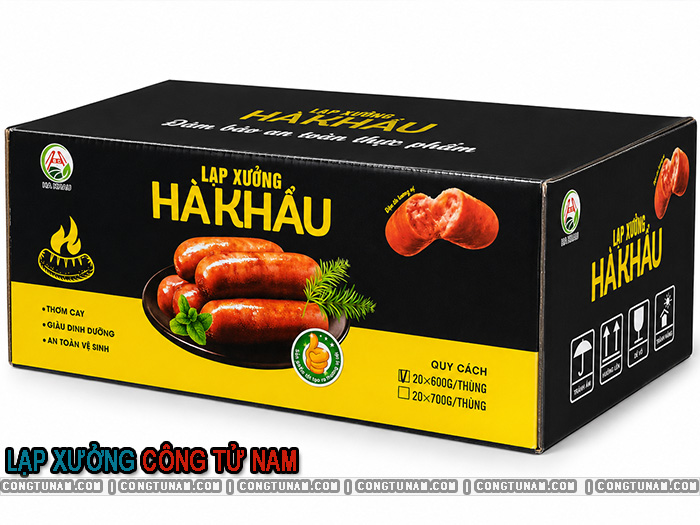 Lạp xưởng Hà Khẩu thịt heo tươi chất lượng cao giá rẻ